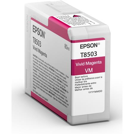 Genuine EPSON T8503 Ink - VIVID MAGENTA / FOR SC-P800 (INC VAT) BOXED - Image 5