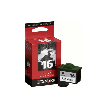 Lexmark No. 16 Black Original Ink Cartridge - Printerinks.com