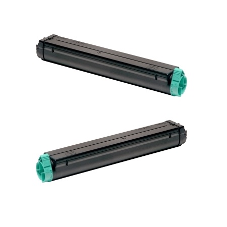 original multipack oki b4300n printer toner cartridges 2 pack -1103402