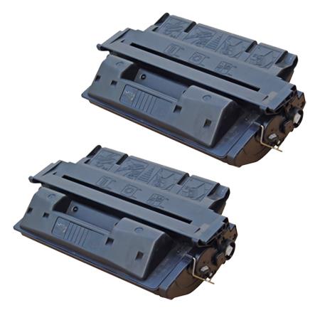 compatible multipack hp laserjet 4000n printer toner cartridges 2 pack -c4127a