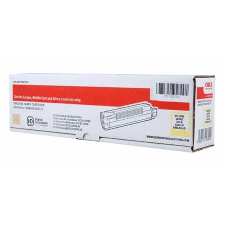 Oki Yellow 45862837 Original Standard Capacity Toner Cartridge