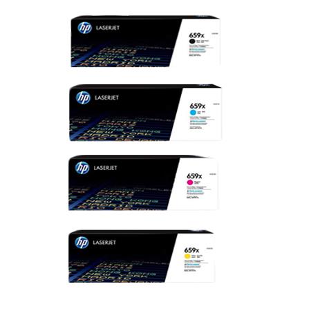 original multipack hp laserjet enterprise flow mfp m776zs printer toner cartridges 4 pack -w2013x