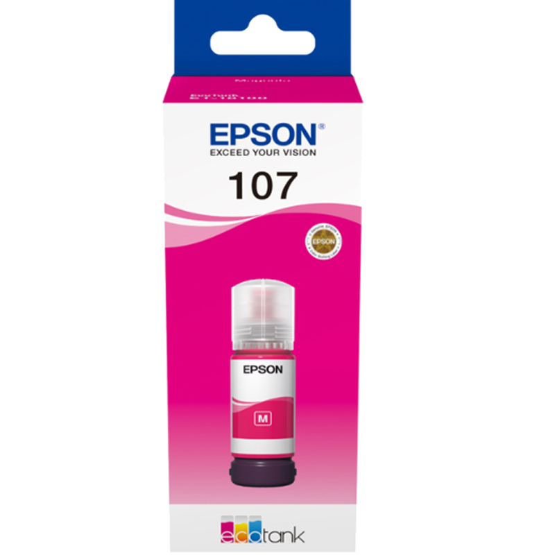 Epson Magenta 107 (C13t09b340) Original Ink Bottle