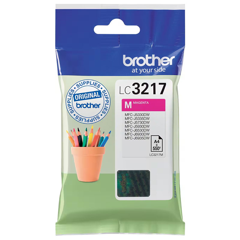 Brother Magenta Lc3217m Original Standard Capacity Ink Cartridge