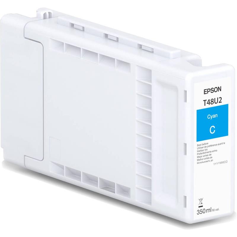 Original Epson T48U2 Cyan Ink Cartridge (C13T48U200) - Image 6