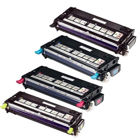 original multipack dell 2145cn printer toner cartridges 4 pack -593-10372