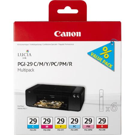 GENUINE CANON PGI 29 MULTIPACK C/M/Y/PC/PM/R ink cartridges PIXMA PRO 1 - Image 17
