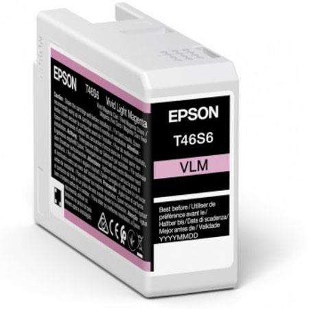 Epson Lightmagenta T46s6 (T46s600) Light Magenta Original Ultrachrome Ink Cartridge (25Ml)