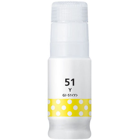 Printerinks Yellow Compatible Canon Gi-51Y Ink Bottle (Replaces Canon 4548C001)
