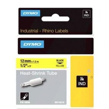 Dymo Black/Yellow 18056 (S0718310) Original Label Tape (12Mm X 1.5M) On