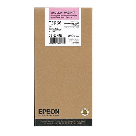 Original Epson T5966 Light Magenta Ink Cartridge (C13T596600) - Image 8