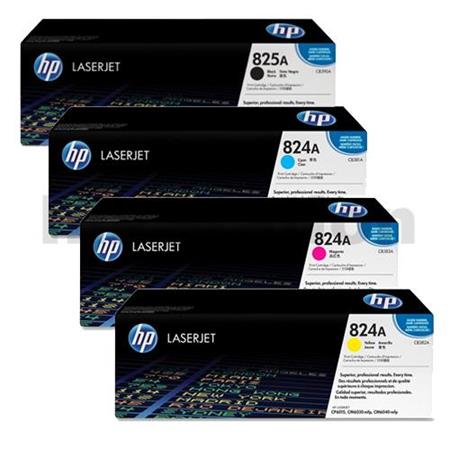 hp 825a824a full set original toners 4 pack