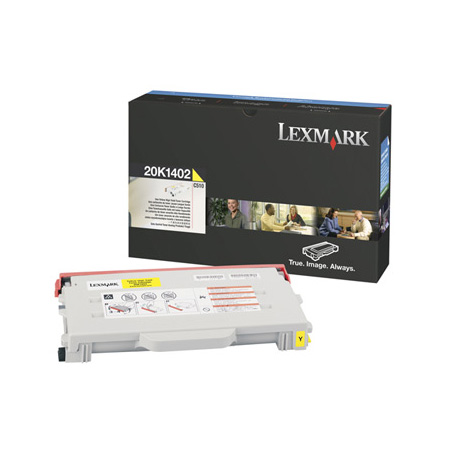 Lexmark Yellow 20K1402 Original High Capacity Toner Cartridge