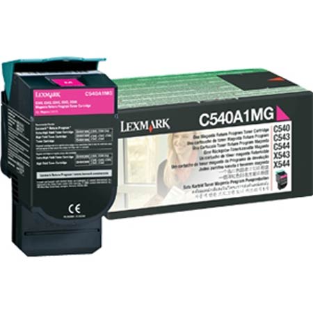 Lexmark Magenta C540a1mg Original Laser Return Programme Toner Cartridge