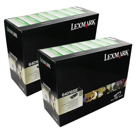 Lexmark Multicolor T644dn Printer Toner Cartridges (2 Pack) -64016Se Multipack Original