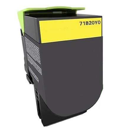 compatible yellow lexmark 71b20y0 toner cartridge