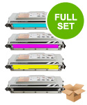 compatible multipack ricoh aficio spc210sf printer toner cartridges 4 pack -402097