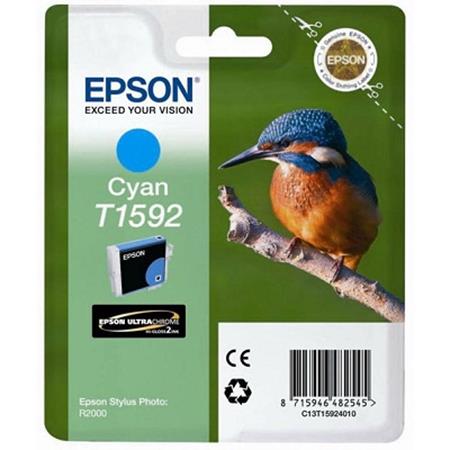 Epson Cyan T1592 Original Ink Cartridge (Kingfisher)