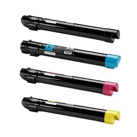 Printerinks Multicolor Compatible Xerox Workcentre 7525 Printer Toner Cartridges (4 Pack) -006R01513 Multipack