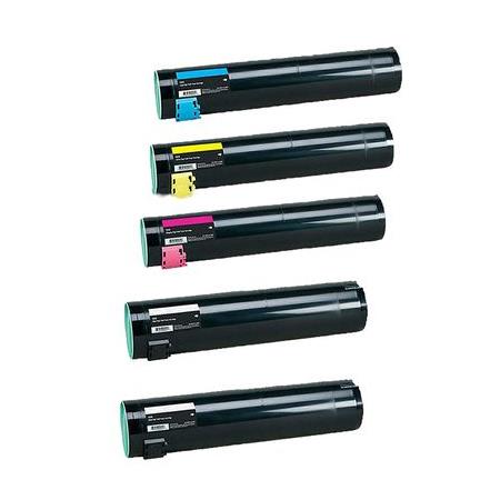 Printerinks Multicolor Compatible Lexmark C935 Printer Toner Cartridges (4 Pack) -C930h2kg Multipack