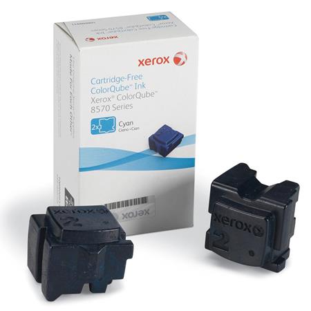 Xerox Cyan 108R00931 Original 2 Sticks Ink Cartridge (8570)