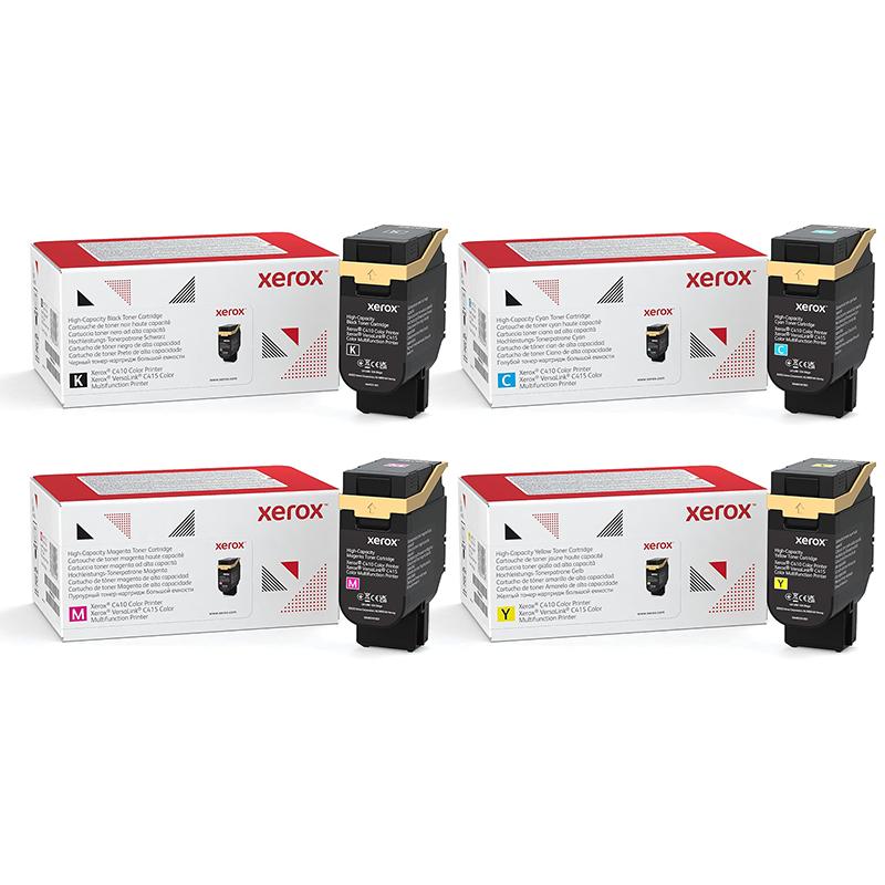 Xerox Multicolor Versalink C415 Printer Toner Cartridges (4 Pack) -006R04685 Multipack Original