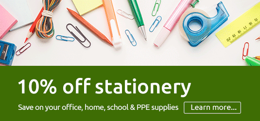 10% off Stationery Supplies
